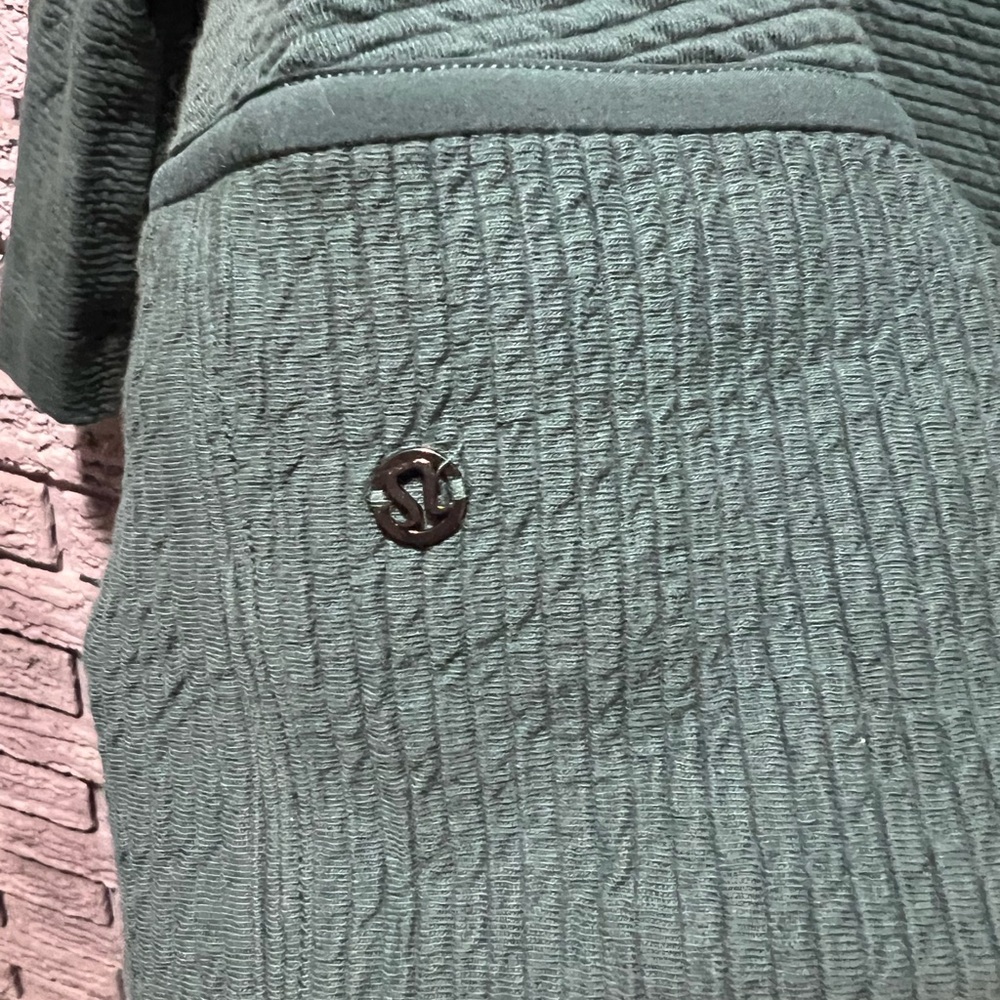lululemon athletica On Repeat Teal Mock Neck Sweater - Picture 5 of 8